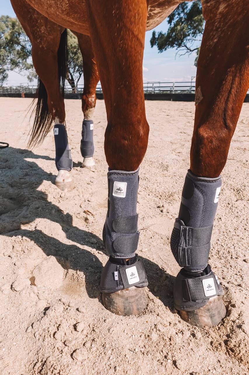 Equine sport bell boots