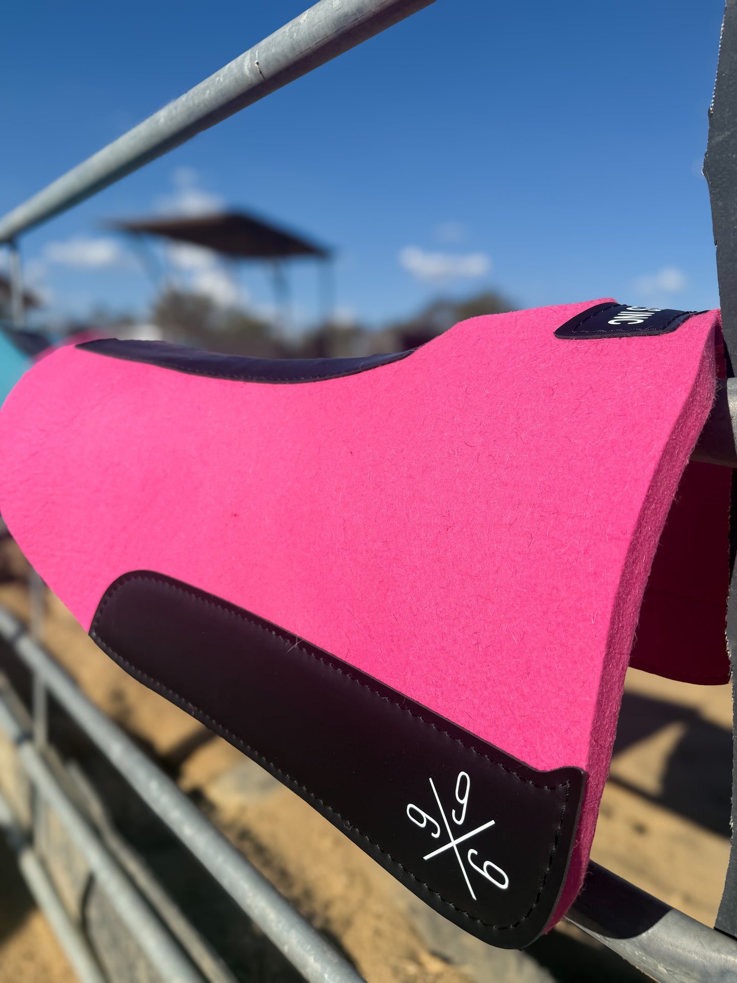 Pink three Nines Inc Saddle Pad