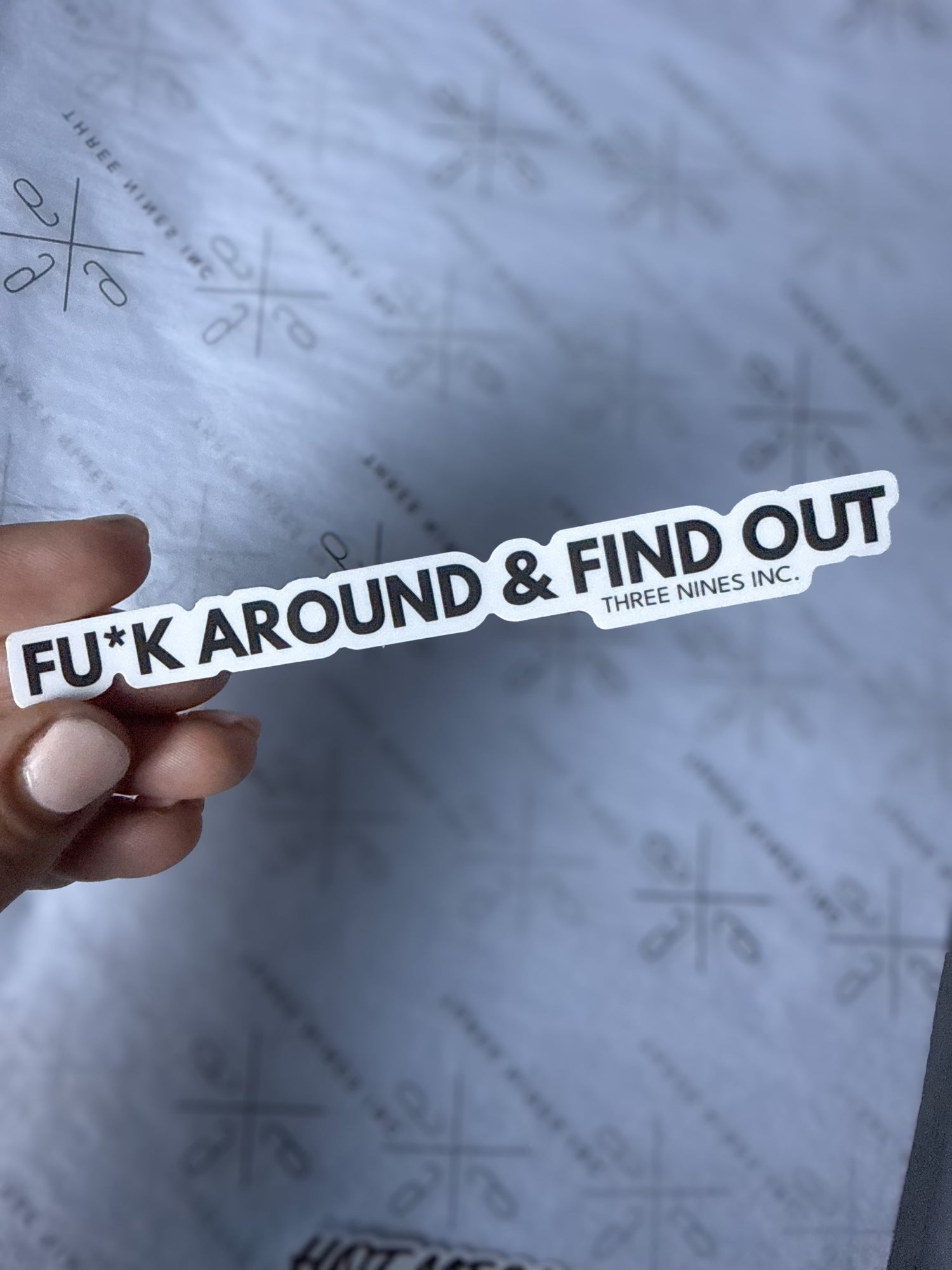 Slogan stickers