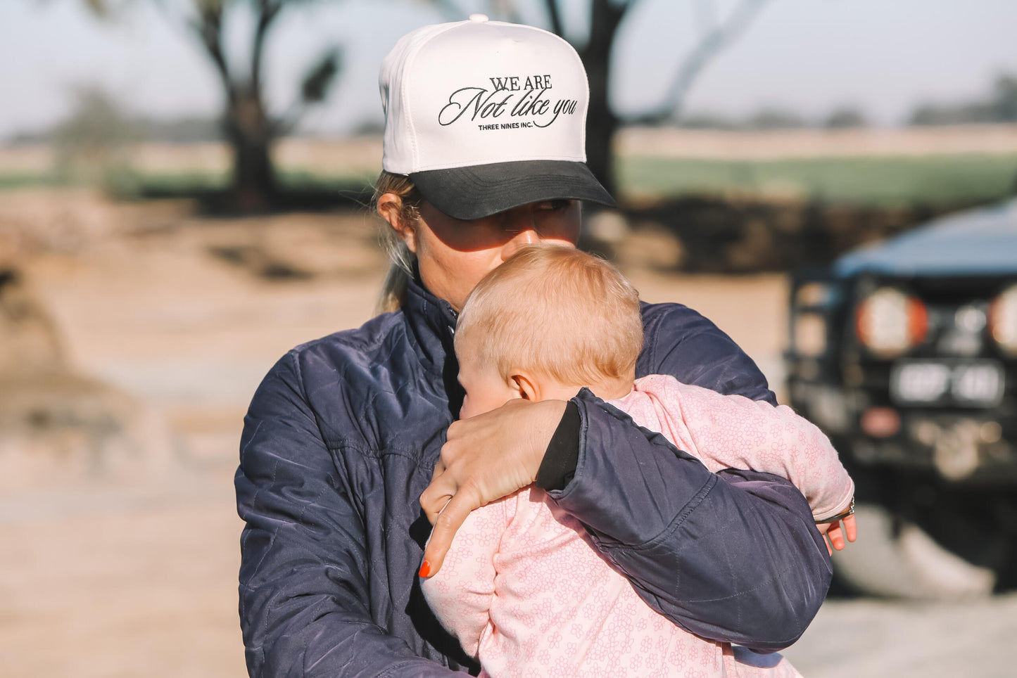 'We are not like you' cap.