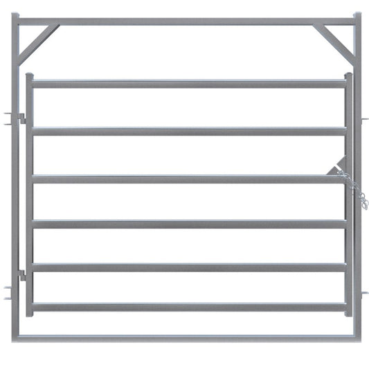 Heavy duty walk through arena swing gates