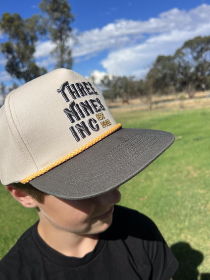 Retro Three Nines cap gray