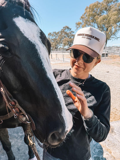 Three Nines Inc rope cap brown